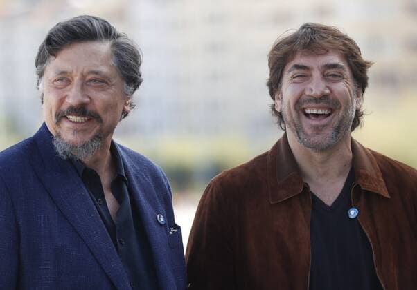 Brothers Javier (R) and Carlos Bardem (L) pose during the presentation of the documentary Sanctuary at the 67th edition of the San Sebastian International Film Festival, 26 September 2019, in San Sebastian, Spain. San Sebastian International Film Festival !ACHTUNG: NUR REDAKTIONELLE NUTZUNG!  Copyright: xJuanxHerrerox GRAFCAV8795 20190926-637051055444224414