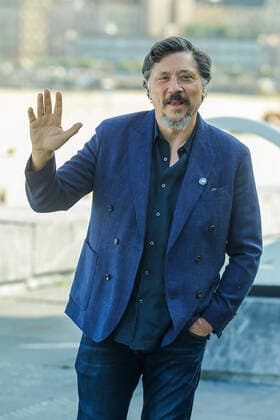 San Sebastian, SPAIN-September 26: Carlos and Javier Bardem attends the Donostia Award photocell during the 67th San Sebastian film festival at Zurriola beach in San Sebastian, Spain on. September 26, 2019. Copyright: xJimmyxOlsen MediaxPunchx