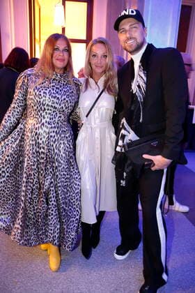 Austrian Art Award DFG 2019 Vienna, The Odeon Theatre, 26 09 2019 Nathalia Ushakova, Niko Niko aka Niko Zivanovic, Martina Mueller Callisti Vienna Austria AVN101002334080