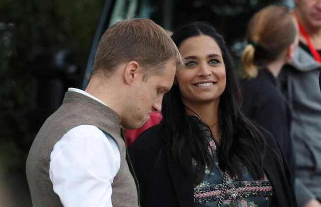 29 09 2019, Pferderennbahn Auf der Bult, Langenhagen, Stars at the Pferderennbahn, in picture Oliver Pocher together with Amira Aly Stars at the Pferderennbahn