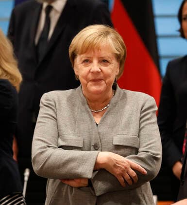Federal Chancellor Angela Merkel, Germany, Berlin, Federal Chancellery, BK discussion in Merkel with the representatives of the associations and social groups involved in refugee reception, 01 10 2019