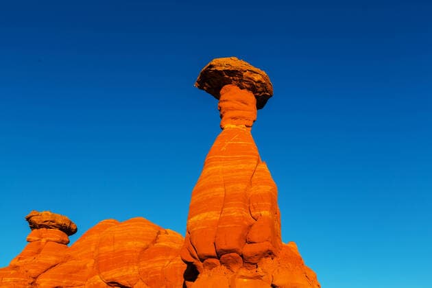 Toadstool hoodoos in the Utah desert, USA. ING_19071_11066