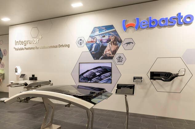 DEU, Germany, Hesse, Frankfurt am Main, 11 09 2019 International Motor Show, IAA, Frankfurt am Main One of the largest and most important international motor shows in the world Supplier Webasto