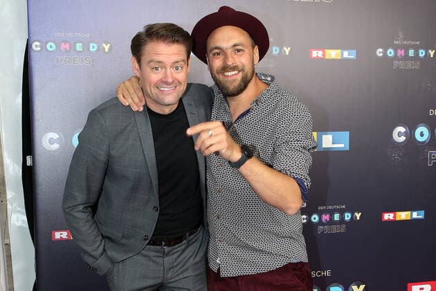 Max Giermann and Max Mutzke at the award ceremony for The German Comedy Prize 2019 on 2 10 2019 in Cologne German Comedy Prize 2019 in Cologne