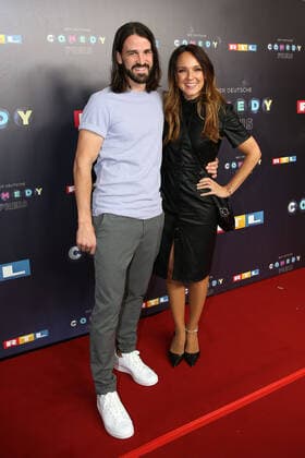 Carolin Kebekus and her brother David Kebekus at the award ceremony of The German Comedy Prize 2019 on 2 10 2019 in Cologne German Comedy Prize 2019 in Cologne