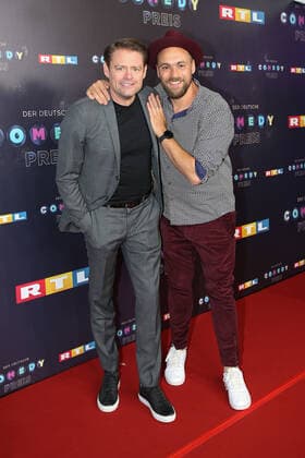 Max Giermann and Max Mutzke at the award ceremony for The German Comedy Prize 2019 on 2 10 2019 in Cologne German Comedy Prize 2019 in Cologne