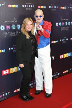 Hella von Sinnen and Sandra Pettra at the award ceremony for The German Comedy Prize 2019 on 2 10 2019 in Cologne German Comedy Prize 2019 in Cologne
