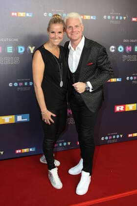 Guido Cantz and his wife Kerstin Ricker at the award ceremony of the German Comedy Prize 2019 on 2 10 2019 in Cologne German Comedy Prize 2019 in Cologne