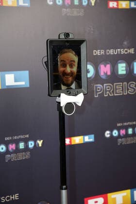 Jan Böhmermann via Video Chat Camera at the award ceremony of The German Comedy Prize 2019 on 2 10 2019 in Cologne German Comedy Prize 2019 in Cologne