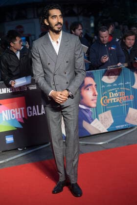 63rd BFI London Film Festival -The European Premiere of The Personal History of David Copperfield London, UK. Dev Patel at The European Premiere of The Personal History of David Copperfield at The 63rd BFI London Film Festival at Odeon Luxe, Leicester Square, London, England, UK. Wednesday 2 October 2019. LMK370 -J5534-031019 