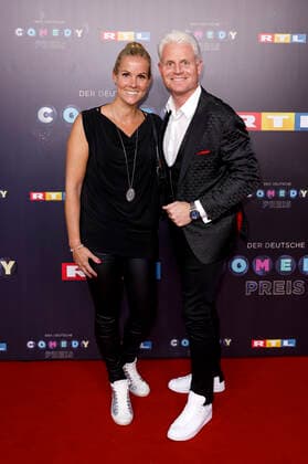Guido Cantz with wife Kerstin Ricker at the award ceremony of the 23 German Comedy Prize 2019 in the studio in Cologne Mühlheim Cologne, 02 10 2019 Foto:xC.xHardtx xFuturexImage