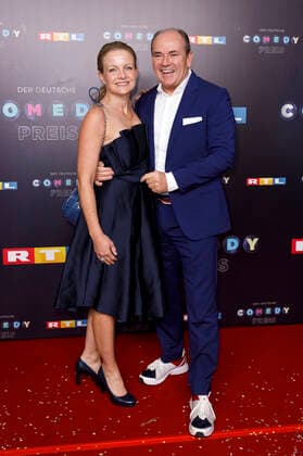 Wolfram Kons mit Ehefrau Alexa Apermann at the presentation of the 23 German Comedy Award 2019 in the Studio in Cologne Mühlheim Cologne, 02 10 2019 Foto:xC.xHardtx xFuturexImage