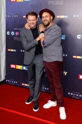 Max Giermann and Max Mutzke at the award ceremony of the 23 German Comedy Prize 2019 in the studio in Cologne Mühlheim Cologne, 02 10 2019 Foto:xC.xHardtx xFuturexImage