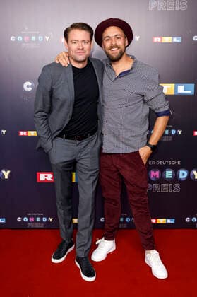 Max Giermann and Max Mutzke at the award ceremony of the 23 German Comedy Prize 2019 in the studio in Cologne Mühlheim Cologne, 02 10 2019 Foto:xC.xHardtx xFuturexImage