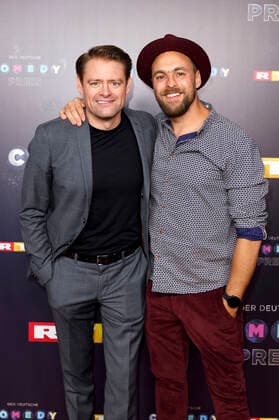 Max Giermann and Max Mutzke at the award ceremony of the 23 German Comedy Prize 2019 in the studio in Cologne Mühlheim Cologne, 02 10 2019 Foto:xC.xHardtx xFuturexImage