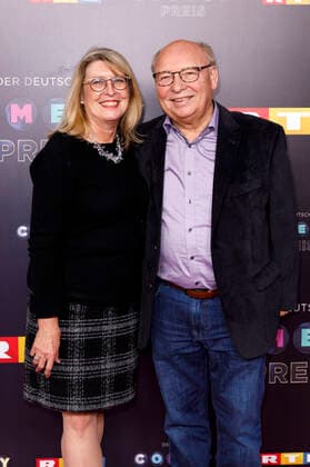Hans Joachim Heist with his wife Karin at the presentation of the 23 German Comedy Prize 2019 at the Studio in Cologne Mühlheim Cologne, 02 10 2019 Foto:xC.xHardtx xFuturexImage