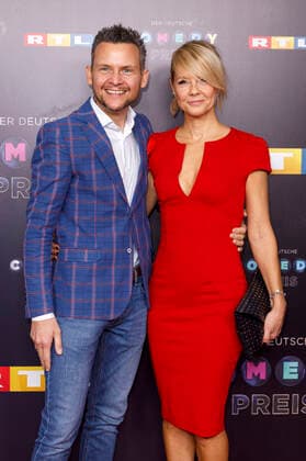 Tobias Mann with his wife Wenke at the presentation of the 23 German Comedy Prize 2019 in the studio in Cologne Mühlheim Cologne, 02 10 2019 Foto:xC.xHardtx xFuturexImage