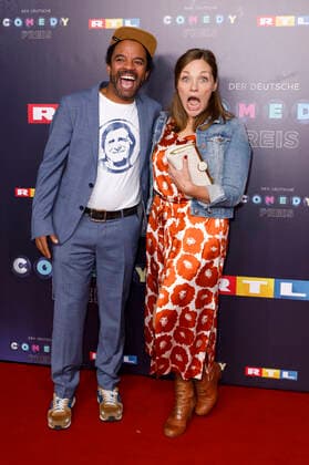 Simon Pearce and Kathrin Osterode at the award ceremony of the 23 German Comedy Prize 2019 in the Studio in Cologne Mühlheim Cologne, 02 10 2019 Foto:xC.xHardtx xFuturexImage