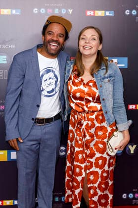 Simon Pearce and Kathrin Osterode at the award ceremony of the 23 German Comedy Prize 2019 in the Studio in Cologne Mühlheim Cologne, 02 10 2019 Foto:xC.xHardtx xFuturexImage