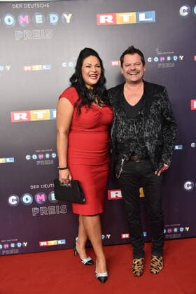 Ingo Appelt with his wife Sonia comes to Cologne on 02 10 2019 for the award of the 20 German Comedy Prize 2019, which is awarded annually to comedians for comedy shows and moderations.