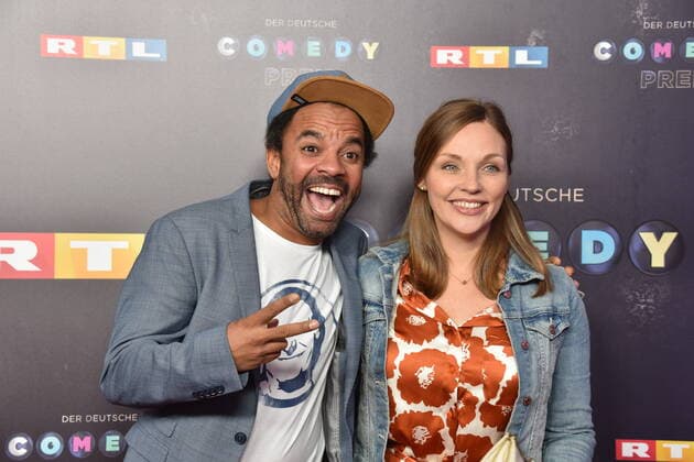 Simon Pearce and Kathrin Osterode come to Cologne on 02 10 2019 for the 20 German Comedy Prize 2019, which is awarded annually to comedians for comedy shows and moderations.