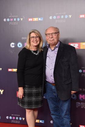 Hans Joachim Heist with his wife Karin comes to Cologne on 02 10 2019 for the award of the 20 German Comedy Prize 2019, it is awarded annually to comedians, for comedy shows and moderations.