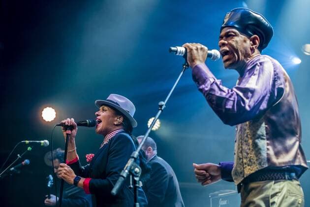 Netherlands, Nijmegen, 02-10-2019 - In pop venue Doornroosje in Nijmegen, the English ska band The Selecter played. Together with Madness and The Specials, among others, they created a real ska revival from Great Britain in the early eighties. Photo: Marcel Krijgsman Hollandse Hoogte  Copyright: xHollandsexHoogtex xMarcelxKrijgsmanxPhotographyx x202999441x