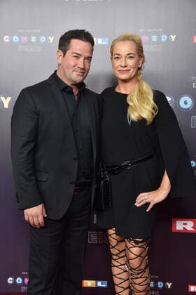Sam Eisenstein and his wife Mareike come to Cologne on 02 10 2019 to receive the 20 German Comedy Prize 2019, which is awarded annually to comedians for comedy shows and moderations.