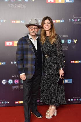Horst Lichter with his wife Nada comes to Cologne on 02 10 2019 for the award of the 20 German Comedy Prize 2019, which is awarded annually to comedians, for comedy shows and moderations.