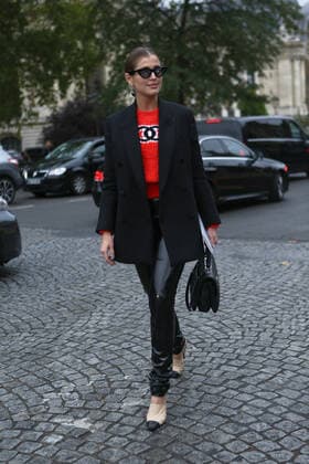 Darja Barannik attending the Chanel show during Paris Fashion Week -Oct 1, 2019 - PFW: Spring 2020 Street Style Day 8, Paris France  Copyright: xValentinaxRanierix VRPFWDay820191001_MAS113