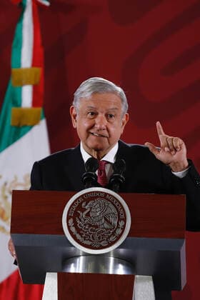 October 3, 2019 EUM20191003NAC11 JPG MEXICO CITY PresidencyPresidency AMLO President Andres Manuel Lopez Obrador during the National Palace morning conference, Thursday, October 3, 2019 Photo Agency EL UNIVERSALBerenice FregosoEELG  - ZUMAu78_ 20191003_zaf_u78_032 Copyright: xElxUniversalx