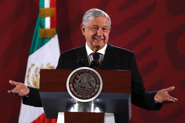 October 3, 2019 EUM20191003NAC10 JPG MEXICO CITY PresidencyPresidency AMLO President Andres Manuel Lopez Obrador during the National Palace morning conference, Thursday, October 3, 2019 Photo Agency EL UNIVERSALBerenice FregosoEELG  - ZUMAu78_ 20191003_zaf_u78_033 Copyright: xElxUniversalx