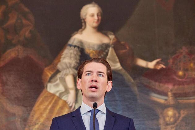 Vienna 07 10 2019 Federal President Alexander Van der Bellen today appointed former Federal Chancellor Sebastian Kurz ÖVP with the formation of a new gov