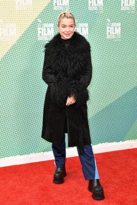 October 8, 2019, London, United Kingdom of Great Britain and Northern Ireland Jess Woodley arriving at the premiere of Portrait Of A Lady On Fire during the 63rd BFI London Film Festival at the Embankment Garden Cinema on October 8 2019 in London, England London United Kingdom of Great Britain and Northern Ireland  - ZUMAny1_ 20191008_zaf_ny1_171 Copyright: xFamousx