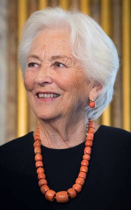 Entertainment Bilder des Tages Queen Paola of Belgium pictured during a royal visit to the ceremony ceremony for the Terre d avenir Focus Aarde science awards in Brussels Academy palace, Wednesday 09 October 2019. This award is an initiative of Queen Paola foundation organised in collaboration with Dirk Frimout foundation.  BENOITxDOPPAGNE 05683428