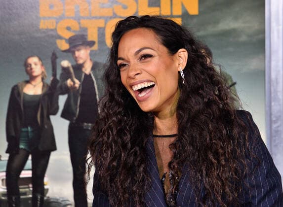 Cast member Rosario Dawson attends the premiere of the motion picture horror comedy Zombieland: Double Tap at the Regency Village Theatre in the Westwood section of Los Angeles on Thursday, October 10, 2019. Storyline: Columbus, Tallahassee, Wichita, and Little Rock move to the American heartland as they face off against evolved zombies, fellow survivors, and the growing pains of the snarky makeshift family.  LAP2019101039 JIMxRUYMEN