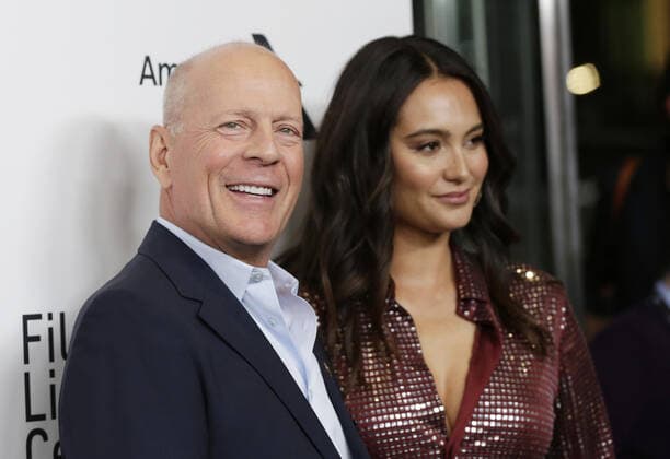 Entertainment Bilder des Tages Bruce Willis and wife Emma Heming Willis arrive on the red carpet at the Motherless Brooklyn premiere during the 57th New York Film Festival in New York City on Friday, October 11, 2019.  NYP20191011129 JOHNxANGELILLO