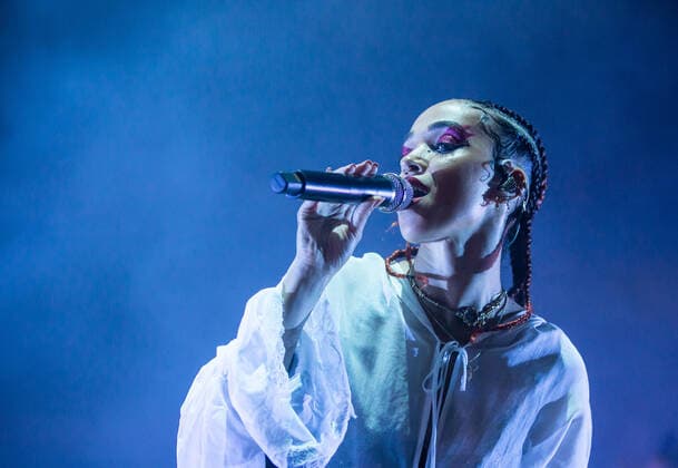 October 12, 2019, Atlanta, GA, USA: ATLANTA, GEORGIA - OCTOBER 12: FKA TWIGS performs during day 1 of AFROPUNK Music Festival at Atlanta 787 WINDSOR on October 12, 2019 in Atlanta, Georgia. Photo: Ryan Fleisher imageSPACE Atlanta USA - ZUMAs181 20191012_zea_s181_053 Copyright: xImagespacex