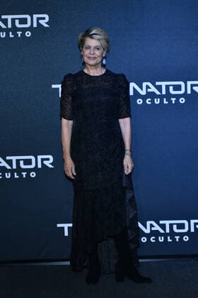 Terminator: Dark Fate Fan Event in Mexico MEXICO CITY, MEXICO - OCTOBER 13: Actress Linda Hamilton poses for photos during Terminator: Dark Fate Fan Event at Toreo Parque Central on October 13, 2019 in Mexico City, Mexico  Copyright: xCarlosxTischlerx EYE_1852