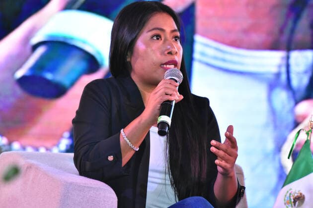 Yalitza Aparicio at Women Economic Forum MEXICO CITY, MEXICO - OCTOBER 15: Mexican actress winner of Oscar by Roma film Yalitza Aparicio speaks during the conference ˜ La Mexicana™ during Women Economic Forum at Centro Banamex on October 15, 2019 in Mexico City, Mexico  Copyright: xCarlosxTischlerx EYE_4437