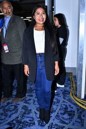 Yalitza Aparicio at Women Economic Forum MEXICO CITY, MEXICO - OCTOBER 15: Mexican actress winner of Oscar by Roma film Yalitza Aparicio poses for photos during Women Economic Forum at Centro Banamex on October 15, 2019 in Mexico City, Mexico  Copyright: xCarlosxTischlerx EYE_4626
