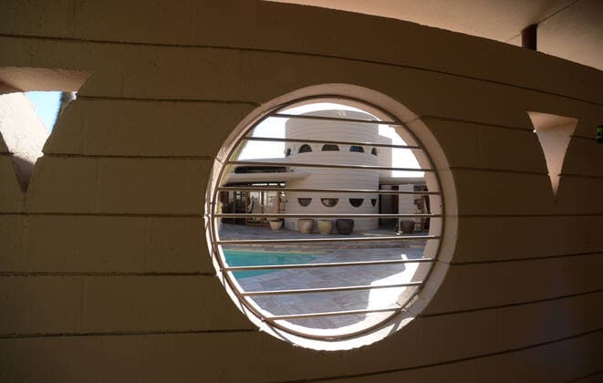 October 31, 2014, Phoenix, Arizona, USA: The Frank Lloyd Wright - designed Norman Lykes House, in Phoenix, Arizona sold Wednesday October 17, 2019 at auction for nearly $1.7 million. The house is shown Friday, October 31, 2014. Phoenix USA - ZUMAh154 20141031_znp_h154_006 Copyright: xMarkxHertzbergx