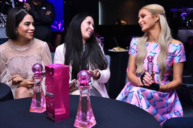 Paris Hilton launch Electrify perfume in Mexico City MEXICO CITY, MEXICO - OCTOBER 17: The businesswoman and socialite Paris Hilton poses for photos during the launch of her Electrify perfume at W Hotel on October 17, 2019 in Mexico City, Mexico  Copyright: xCarlosxTischlerx EYE_5989