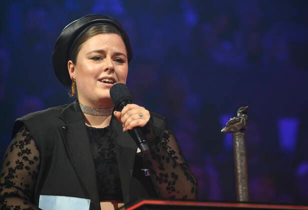 Recipient of the award as the Years Danish Life Name Jada on stage at the Danish Music Awards 2019 at the K B Hallen on Thursday 17 October 2019, Copenhagen,  Copyright: TorbenxChristensen TorbenxChristensenx COP300 spdk20191017-213342-L