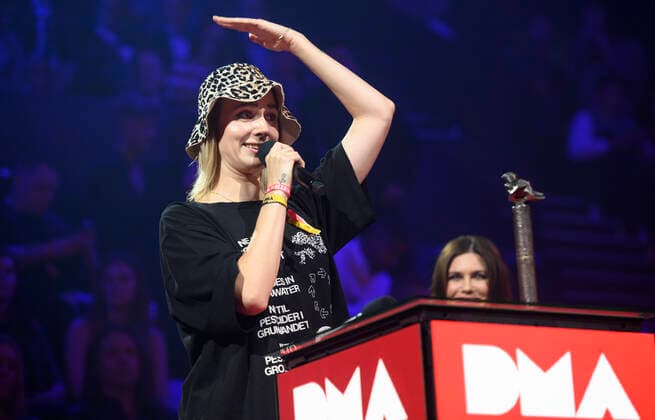 Recipient of the Koda Award as the Danish Songwriter of the Year at the Danish Music Awards 2019 at the K B Hallen on Thursday 17 October 2019, Copenhagen,  Copyright: TorbenxChristensen TorbenxChristensenx COP300 spdk20191017-215739-L