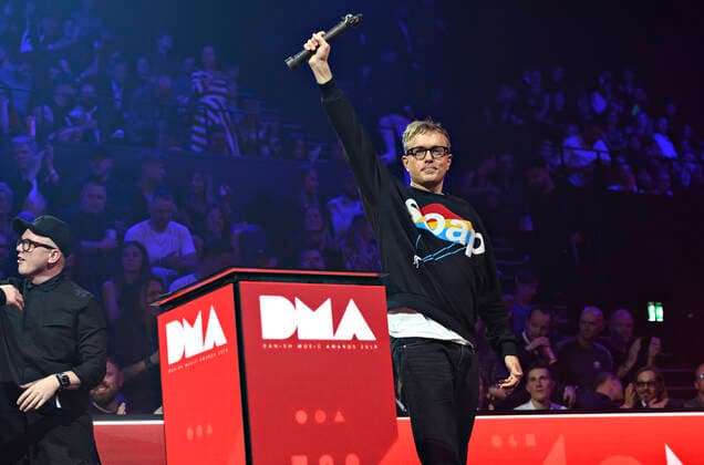 Recipient of the award as AArets Danish Rock Name AArets Danish Rock Name Minds of 99 on stage at the Danish Music Awards 2019 at K B Hallen on Thursday, October 17, 2019, Copenhagen,  Copyright: TorbenxChristensen TorbenxChristensenx COP300 spdk20191017-223021-L
