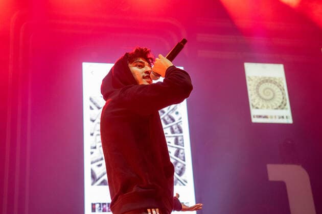 Rüsselsheim rapper MERO draws young people to the Ludwigsburg MHP Arena Impressions from the concert Rapper MERO draws young people to the Ludwigsburg MHP Arena Impressions from the concert, 71636 Ludwigsburg, Germany Copyright: 7aktuellx xNilsxReeh