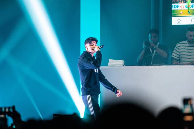 Rüsselsheim rapper MERO draws young people to the Ludwigsburg MHP Arena Impressions from the concert Rapper MERO draws young people to the Ludwigsburg MHP Arena Impressions from the concert, 71636 Ludwigsburg, Germany Copyright: 7aktuellx xNilsxReeh