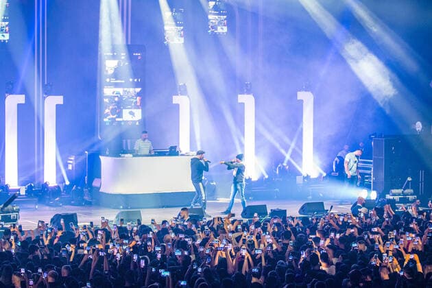 Rüsselsheim rapper MERO draws young people to the Ludwigsburg MHP Arena Impressions from the concert Rapper MERO draws young people to the Ludwigsburg MHP Arena Impressions from the concert, 71636 Ludwigsburg, Germany Copyright: 7aktuellx xNilsxReeh