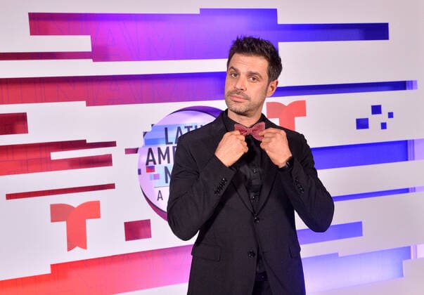Actor Mark Tacher appears backstage during the fifth annual Latin American Music Awards at the Dolby Theatre in the Hollywood section of Los Angeles on Thursday, October 17, 2019. The annual event honors outstanding achievements for artists in the Latin music industry.  LAP20191017245 JIMxRUYMEN